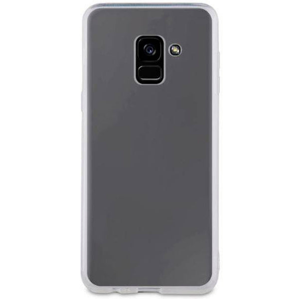 Carcasa Muvit Cristal Soft para Samsung Galaxy A8 (2018) transparente.