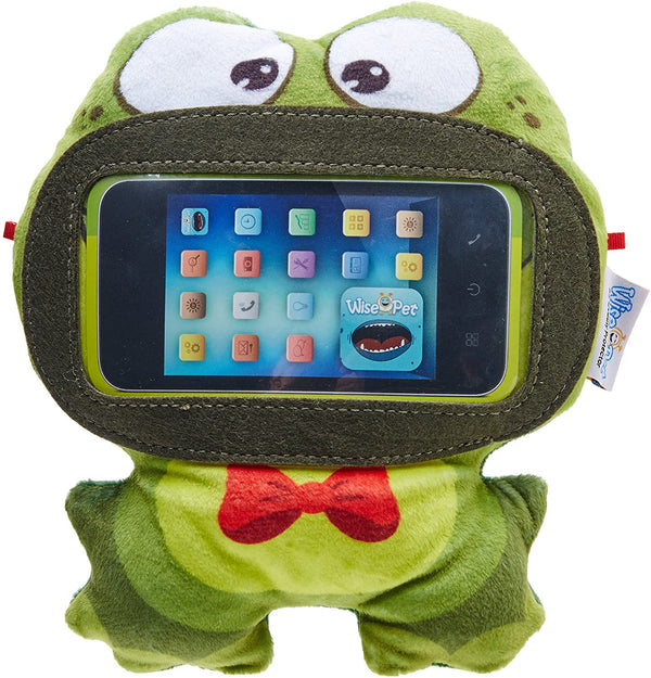 Funda soporte universal móvil hasta 4.8» licencia Wise-Pet mini Frog verde