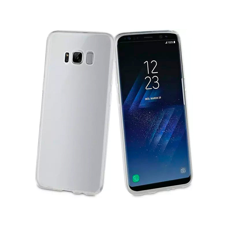 Carcasa Muvit Cristal Case + Protector Samsung Galaxy S8 transparente.