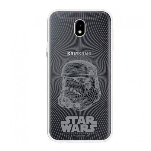 Funda Disney Star Wars Stormtrooper para Samsung Galaxy J7 2017 Transparente.