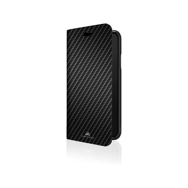 Funda Black Rock para Apple iPhone XS MAX Flex carbon booklet negra.