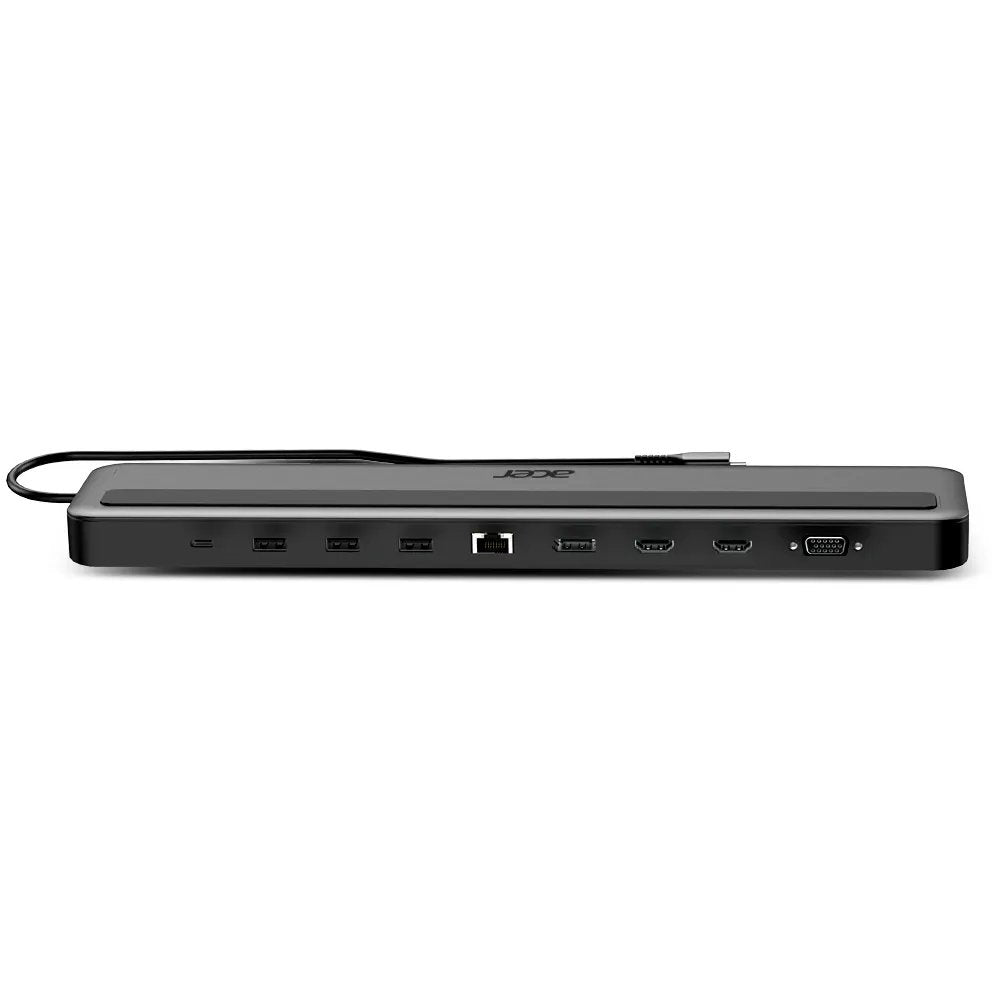 Acer 13 en 1 Minidock USB Tipo-C Alámbrico Negro
