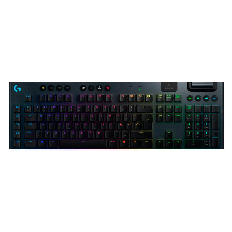 Teclado Mecánico Logitech G915 Gaming Inalámbrico RGB GL Táctil en español Usado