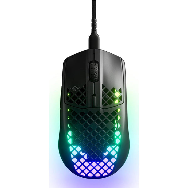 Ratón SteelSeries Aerox 3 Gaming USB-C Óptico 8500 DPI RGB Onyx