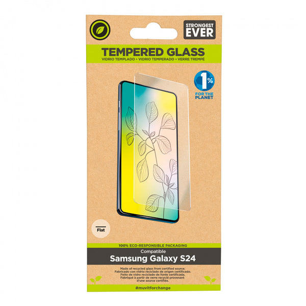 Protector de Pantalla Muvit for Change para Samsung Galaxy S24 vidrio templado