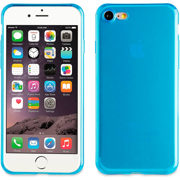 Funda Muvit Cristal Soft Lite para Apple iPhone 8/7 color Azul.