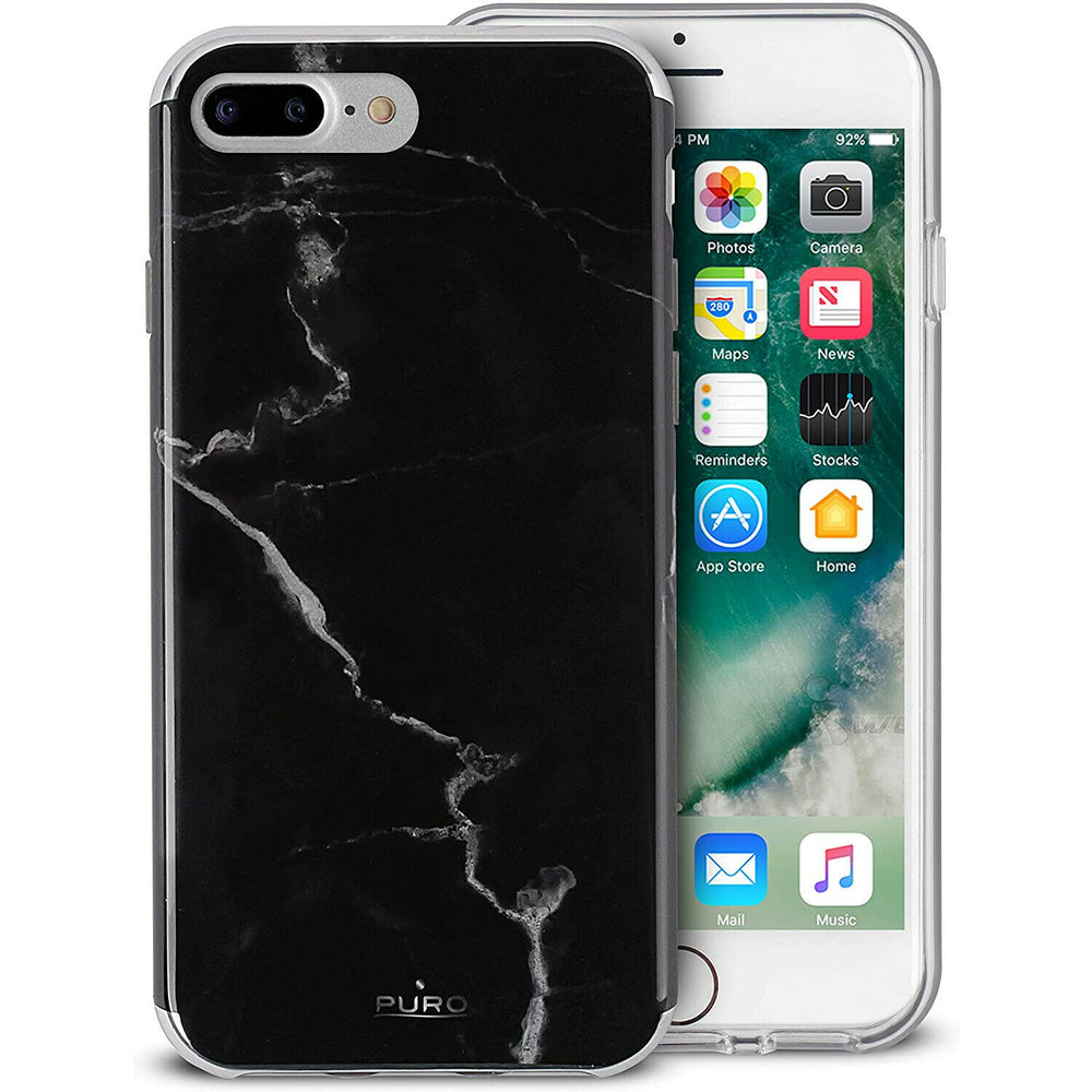 Puro Marble Cover Funda iPhone 8 Plus / 7 Plus / 6s Plus / 6 Plus, 14 cm (5.5»).