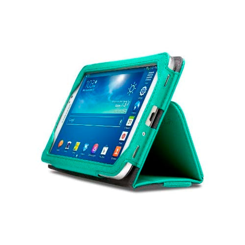 Funda flexible tipo libro Portafolio para Samsung Galaxy Tab 3 7» Esmeralda.