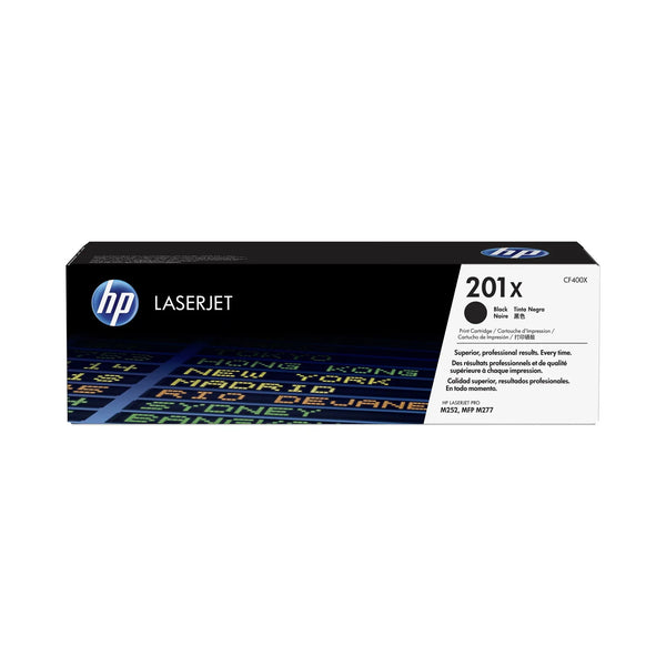 Cartucho de tóner HP 201X Original Alta Capacidad CF400X negro