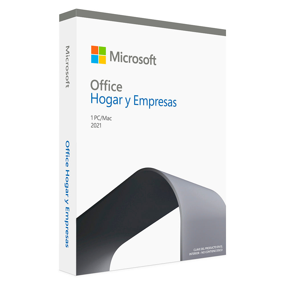 Microsoft Office Hogar y Empresa 32/64 Bits PC/MAC 2021 **Embalaje dañado**