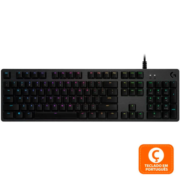 Teclado Mecánico Logitech G512 Carbon Gaming RGB GX Brown Usado **En Portugués**