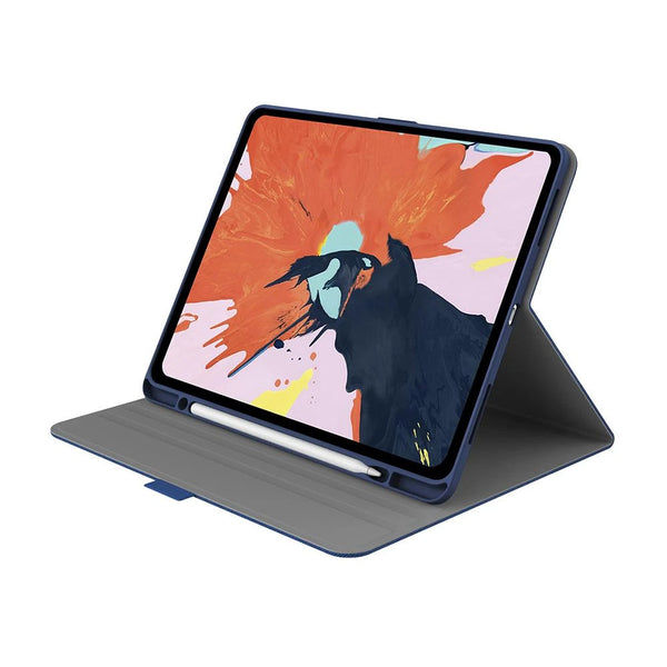 Funda para iPad Pro de 12,9» con portalápices Apple – Azul marino.