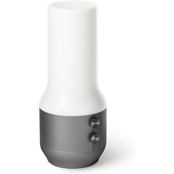 Lámpara Lexon LED Terrace 3 en 1 – Altavoz Bluetooth – Cargador – Gris Gun Metal
