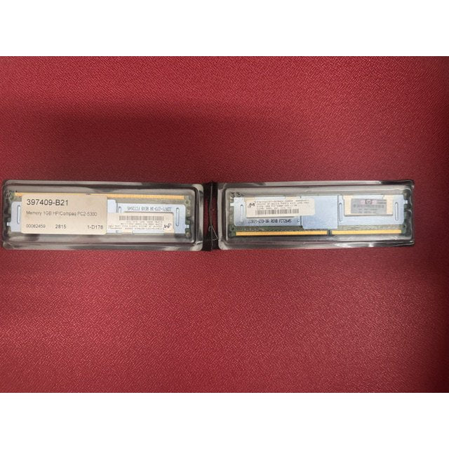 2 Módulos de memoria HP 1 GB (2 x 512 MB) PC2-5300F DDR2 667 MHz