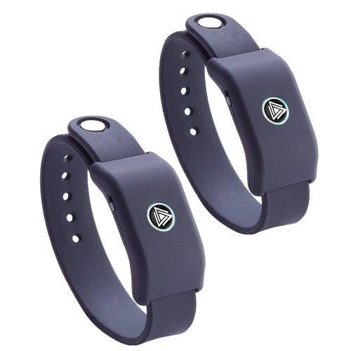 SoundMoovz Muzic by dancing! Set 2 Pulseras musicales interactivas negras(NUEVA)