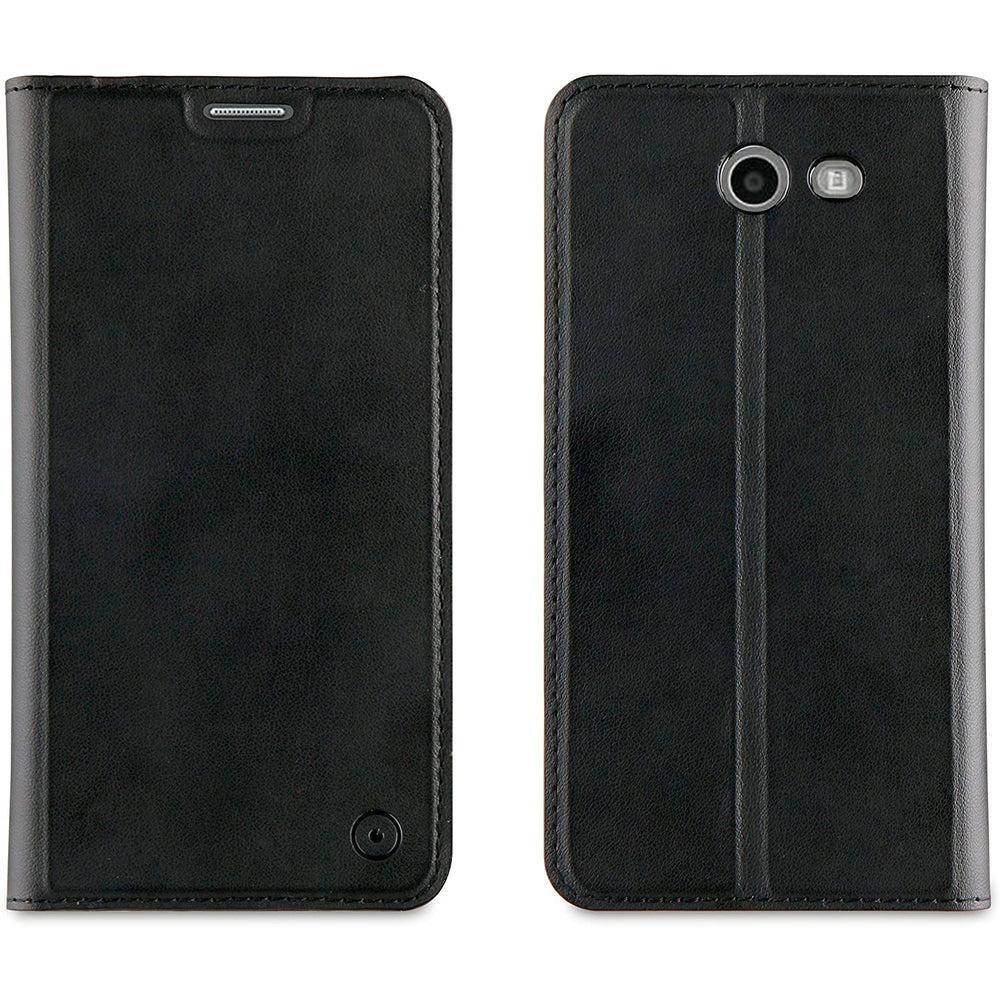 Funda Muvit Folio para Samsung Galaxy J7 2017 función soporte + tarjetero negra