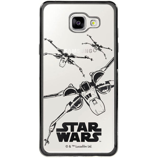 Carcasa Disney Star Wars X-Wing para Samsung Galaxy A5 2017 transparente.