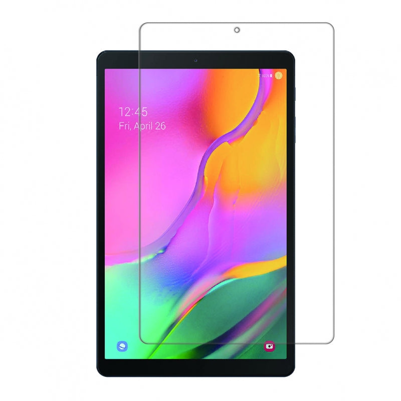 Protector de pantalla Muvit para Samsung Galaxy Tab A 10,1» 2019 plano.