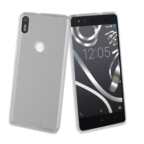 Funda Muvit para BQ Cristal Soft para BQ Aquaris X5 Plus transparente