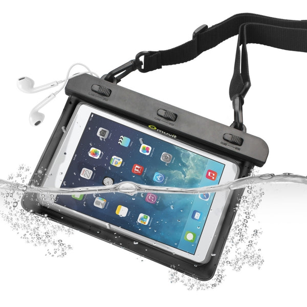 Funda acuática Muvit universal IPx8 conector 3,5 hasta 8» negra