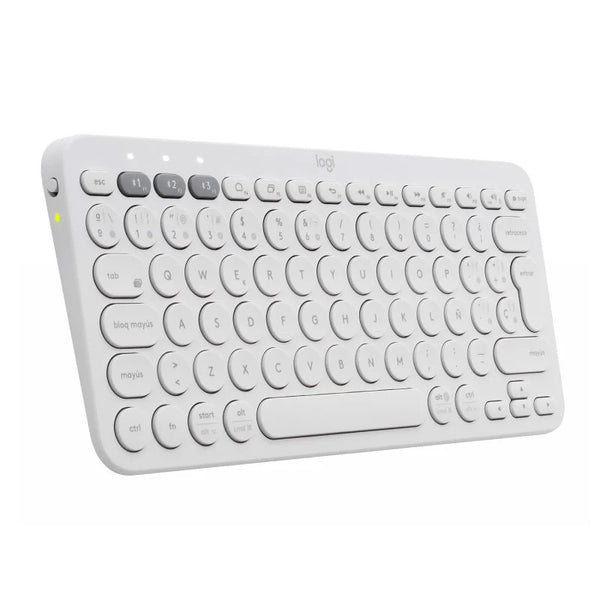 Teclado Bluetooth Multi-Dispositivo Logitech K380 Blanco en español (ñ) Usado *