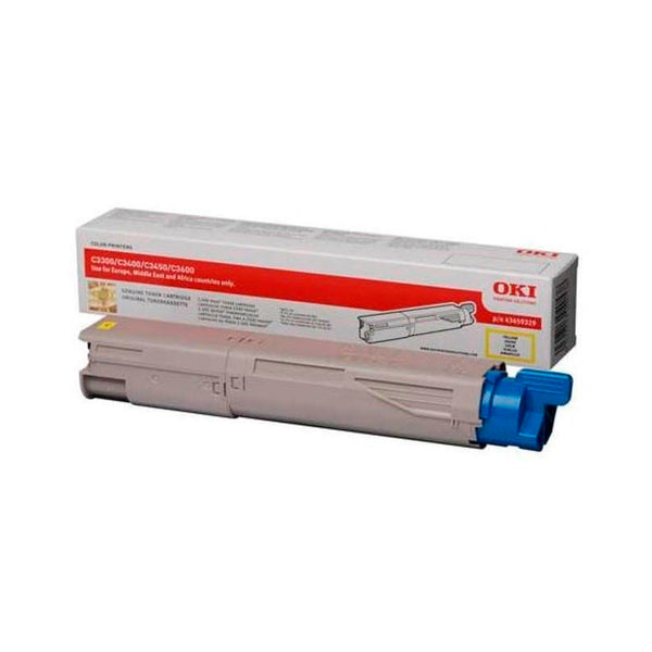 Cartucho de tóner Original OKI C3520 / C3530 / Mc350 / Mc360 Amarillo 2000 pag.