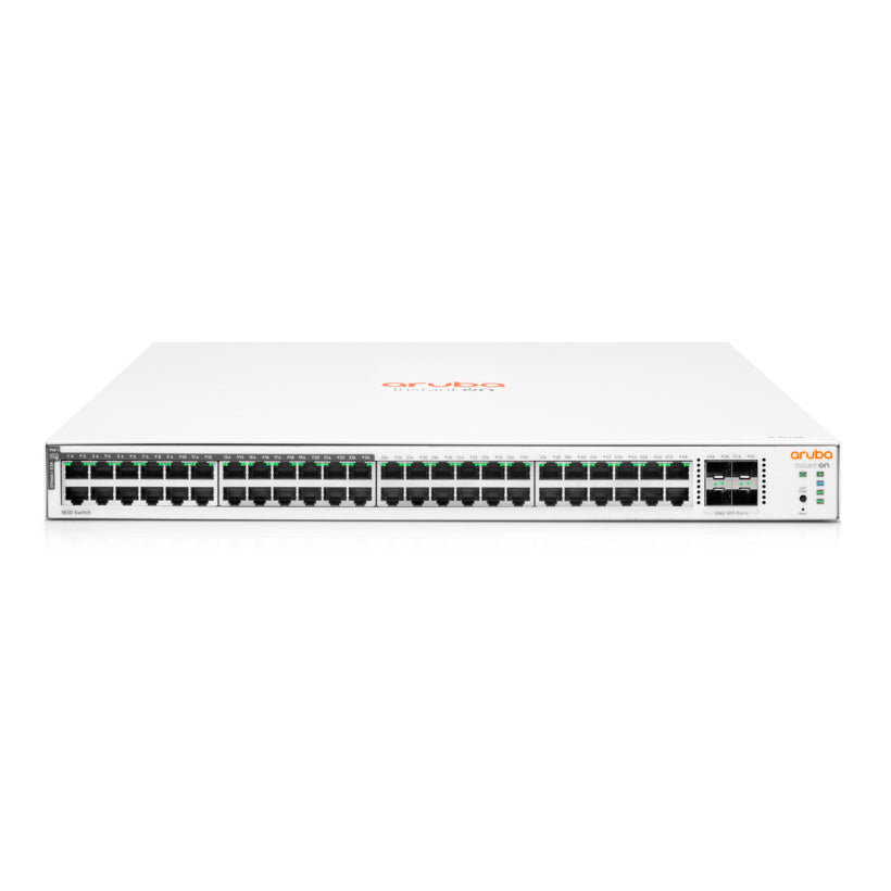 Conmutador Aruba Instant On 1830 48G 24p Clase 4 PoE 4 SFP 370W *Emb.dañado*.