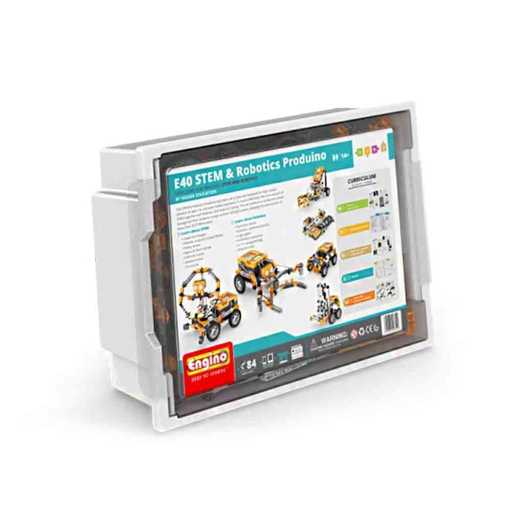 Kit de construcción STEAM programable Engino Education E40 STEM Produino Set v.2