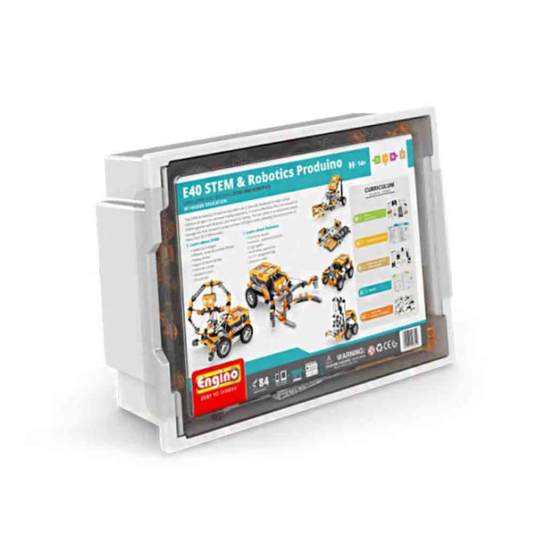 Kit de construcción STEAM programable Engino Education E40 STEM Produino Set v.2