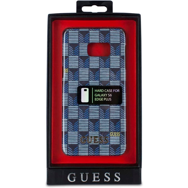 Funda Guess Jet Set para Samsung Galaxy S6 Edge Plus color azul.