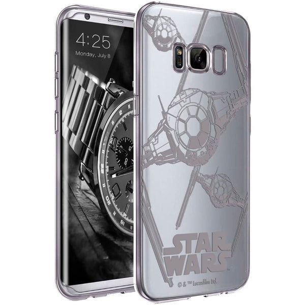 Carcasa Disney Star Wars Tie Fighter para Samsung Galaxy S8 transparente.
