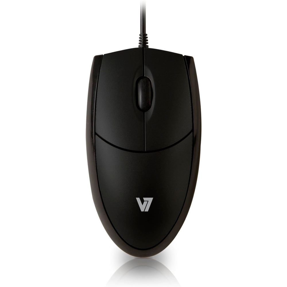 Ratón V7 USB Óptico MV3000010-BLK-5E 1000ppp