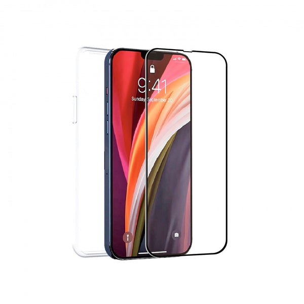 Pack Muvit for Change Apple iPhone 13 Mini funda cristal soft+protector pantalla