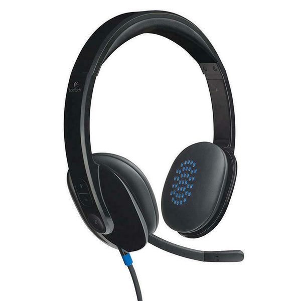 Logitech H540 Auriculares con micrófono Negros Usado **Diadema desgastada**