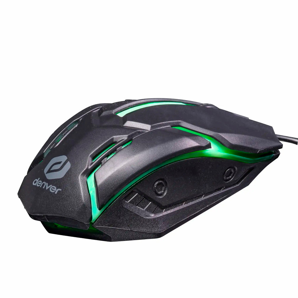 Ratón Gaming Denver GMO-403 1000ppp negro
