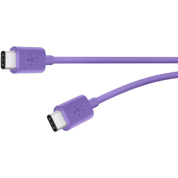 Cable Belkin F2CU043bt06-PUR de USB C 2.0 a USB-C púrpura