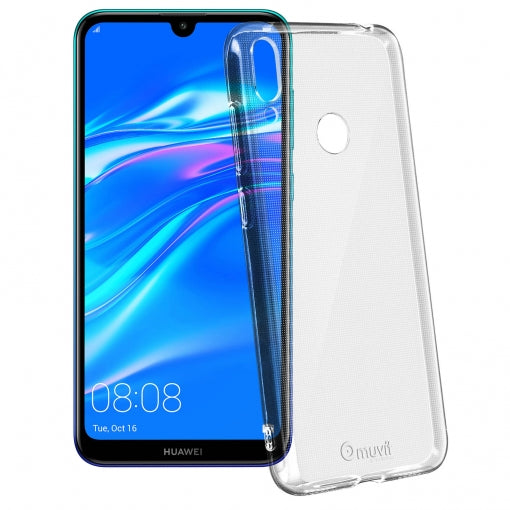 Funda Muvit Cristal Soft para Huawei Y7 2019 transparente