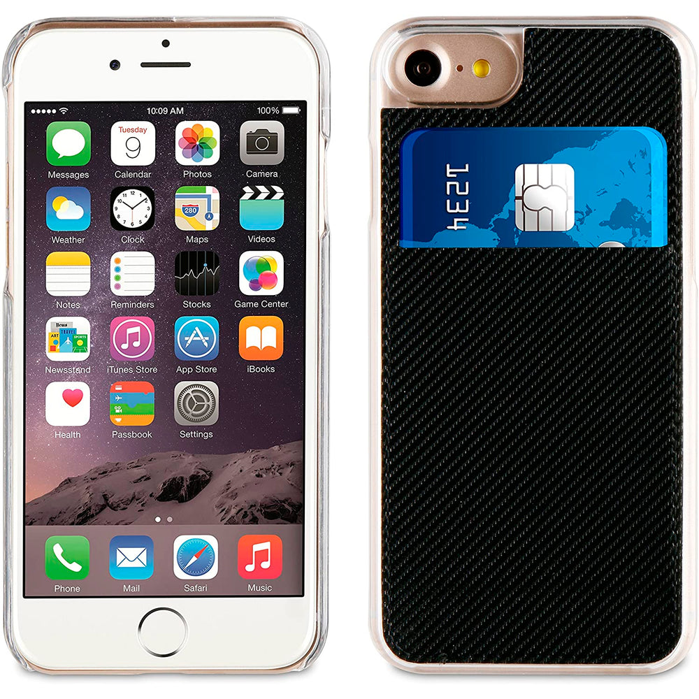 Funda Muvit para Apple iPhone 7/6S/6 (con Tarjetero Vertical) Color Negro