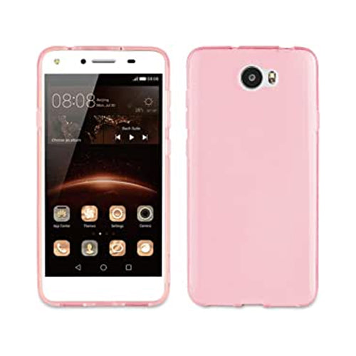 Funda Muvit Cristal Soft para Huawei Y5 II rosa.