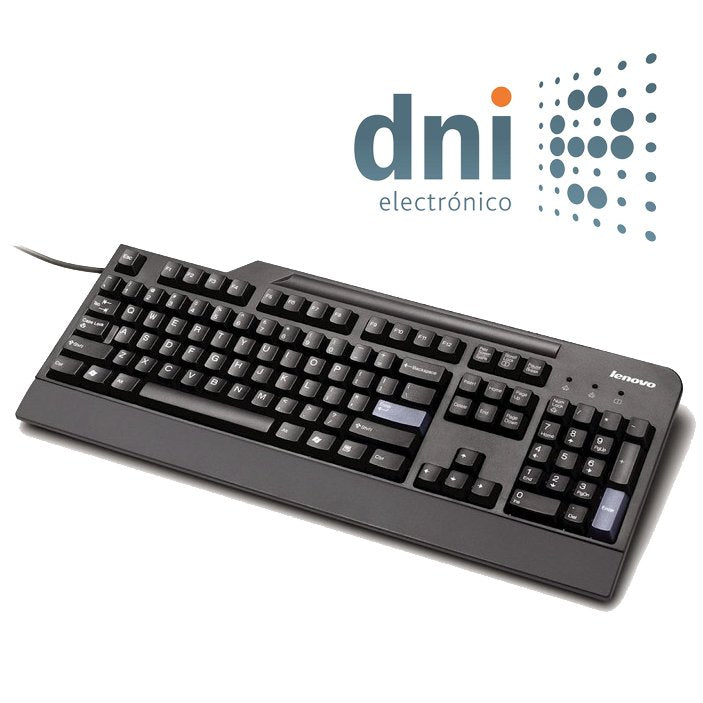 Teclado Lenovo USB Smartcard Keyboard en español(ñ) Usado