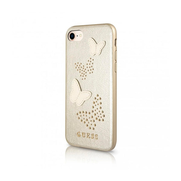 Funda original Guess Mariposas para Apple iPhone 6/6S/7/8 Color Dorado