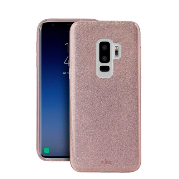 Carcasa Puro para Samsung Galaxy S9 Plus Shine oro rosa