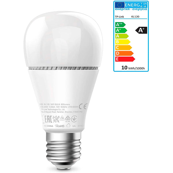 Bombilla inteligente TP-Link Kasa KL 120 LED WiFi 10W E27
