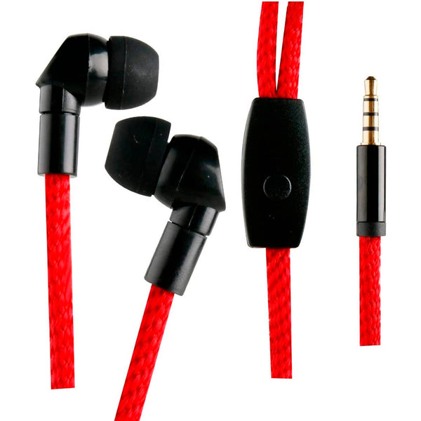 Auriculares Muvit Life MLHPH0010 estéreo con micrófono color Rojo