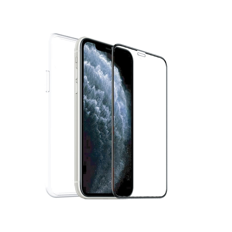 Pack Muvit for change Apple iPhone SE/8/7 funda Cristal Soft+protector pantalla