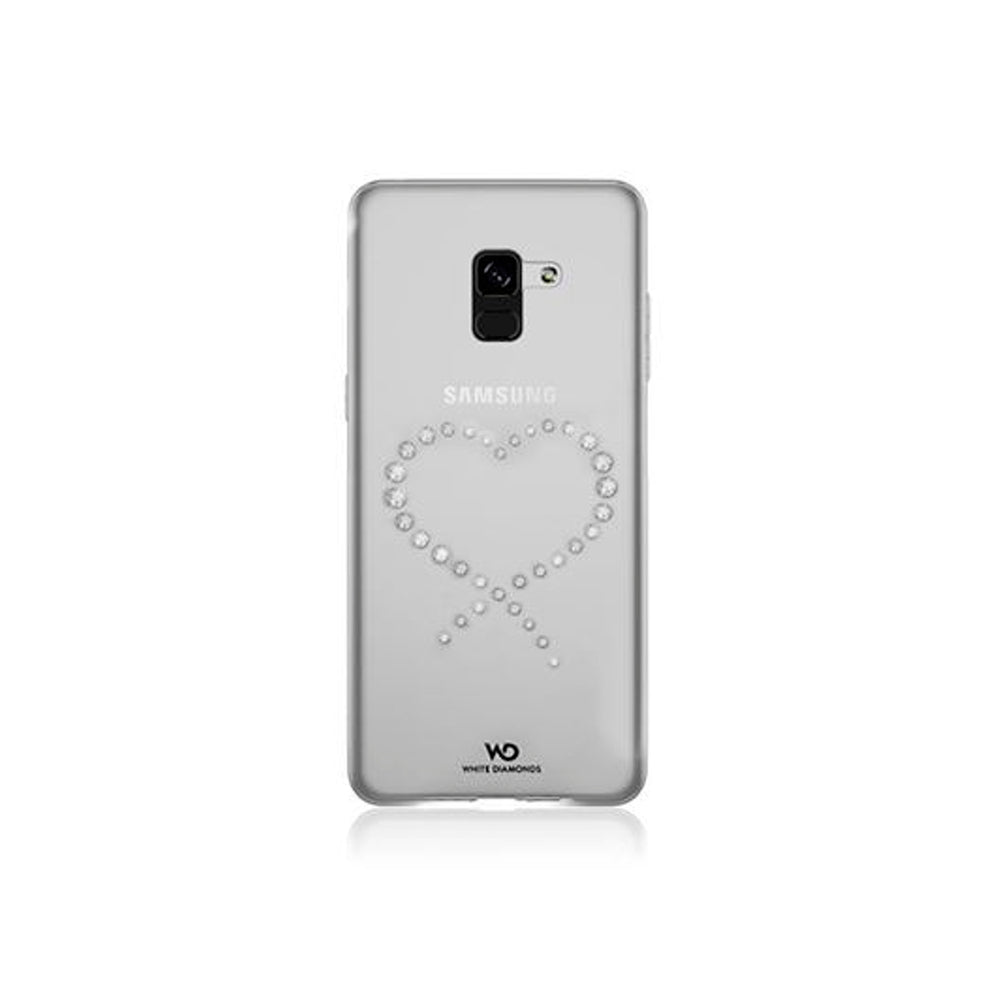 Funda Original White Diamonds Eternity Crystal para Samsung Galaxy A8 transp..