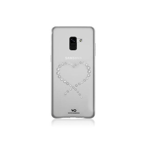 Funda Original White Diamonds Eternity Crystal para Samsung Galaxy A8 transp..