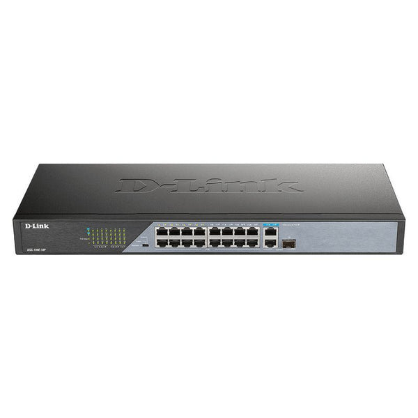 D-Link DSS-100E-18P Switch 16P Fast Ethernet PoE+1P Giga Ethernet+1P SFP Usado