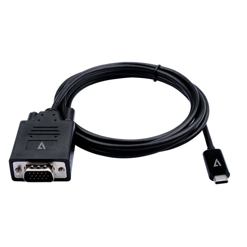 Cable adaptador V7 V7UCVGA-2M USB-C a VGA de 2 m