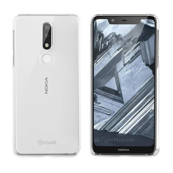 Carcasa Muvit Cristal Case para Nokia 7.1 (2018) transparente.